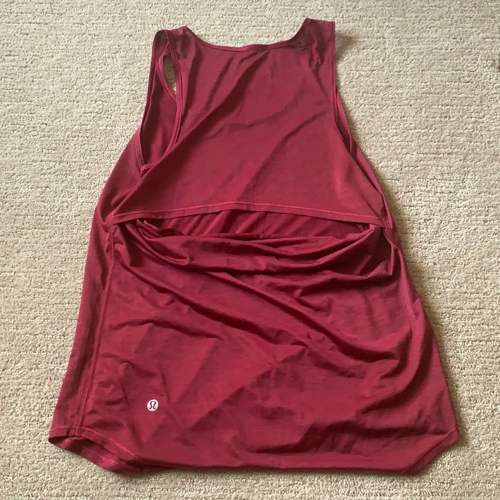 lululemon Open back Tank